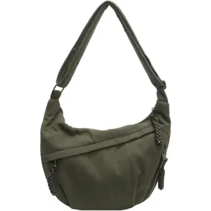 Crossbody Nylon Crescent Bag for Women - Lightweight Small Hobo with 2 Pack Inner Dumpling Bag - Casual TWOYOMN