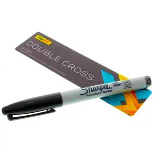 Sharpie Double Cross Double Cross Marker, Ideal for Magic Trick Use