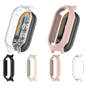 Smart Watch Protective Case, Hollow Out Design Watch Protective Cover, Watch Accessories Compatible with Xiaomi Band 8/8NFC/9 Ceramic Special Edition, Wearable, Watch Protector