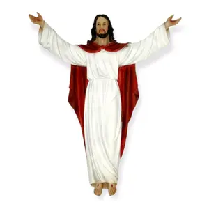 Jesus Resucitado 12" Inches Tall for Wall. Jesus Resurrection Estatua Brand New Religious Decor