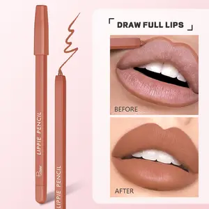 Pudaier Lipstick Pen Waterproof Non-stick Cup Matte Lip Liner Pen Lip Contour Pencil Eyeliner Lipliner Makeup Cosmetic