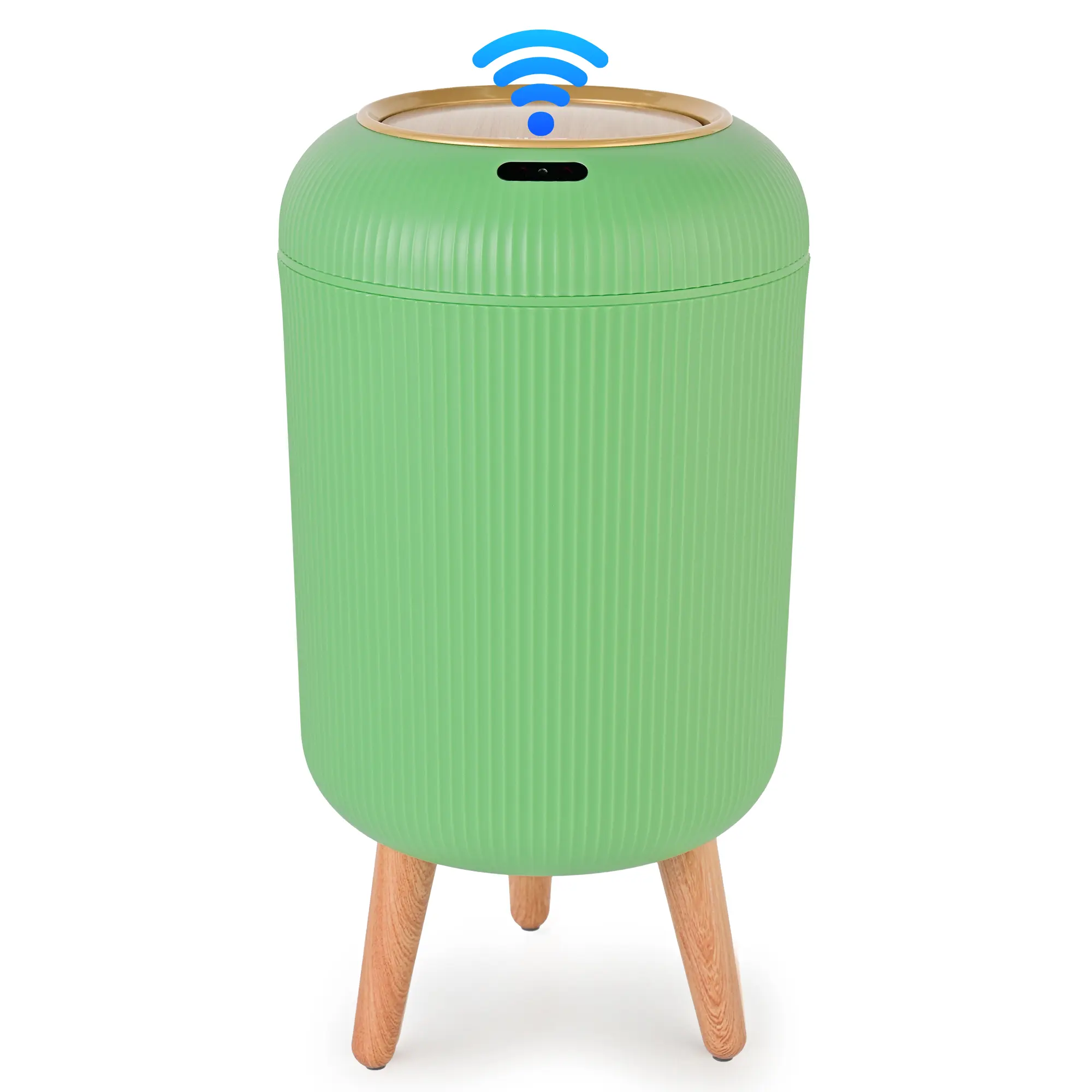 Pukomc Bathroom Trash Can with Lid 3.2 Gallon Narrow Trash Can Small Plastic Trash Bin 12 Liter Rectangular Plastic Garbage Can with Press Type Lid for Bedroom Bathroom Milk White Pop Up Drain Creative Waste Bin trash cans for kitchen