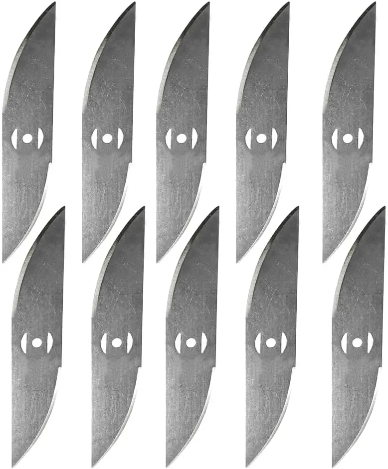 Weed Wacker Blade Weed Wacker Blades Metal S Type 6",Premium Stainless Steel Trimmer Head,Brush Cutter Attachment for 0.2" Mandrel，Weed Wacker Attachments Heads (10pack)…