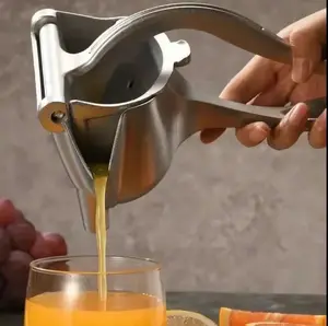 Aluminum Manual Press Juicer with Ergonomic Grip for Efficient Juice Extraction of Pomegranates Citrus& More Durable Compact Easy to Use & Clean Manual Citrus Juicer Detachable for Kitchen Utensils