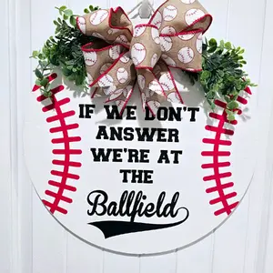 Baseball Door Sign