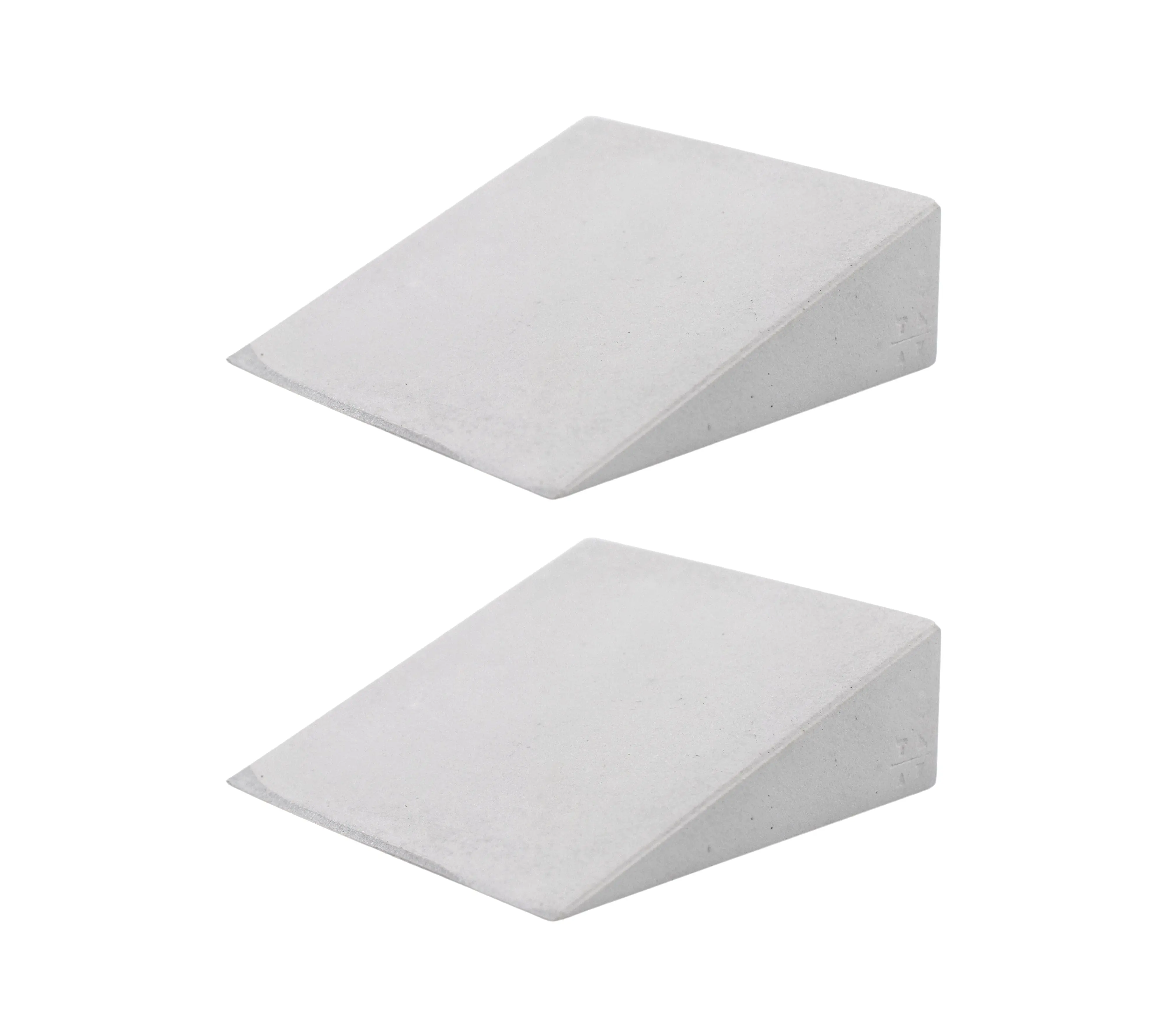 2PK Monument Series Concrete Lowboy 1.0 Kicker Ramps, Small - 1 Inch Tall, 3 Inches Long - "Sterling Gray" Colorway
