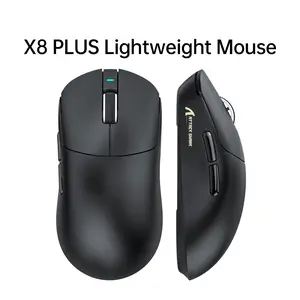 ATTACK SHARK X8 Ultra 8KHz Wireless Gaming Mouse, Mouse Control, 55g SUPERLIGHT, PixArt PAW3950MAX Gaming Sensor, BT/2.4G Wireless/Wired, 8Khz Polling Rate, 42000 DPI, 500mAh Battery, Ice Coating, Nordic 52840 Chip, 100M Clicks Omron Microswitches