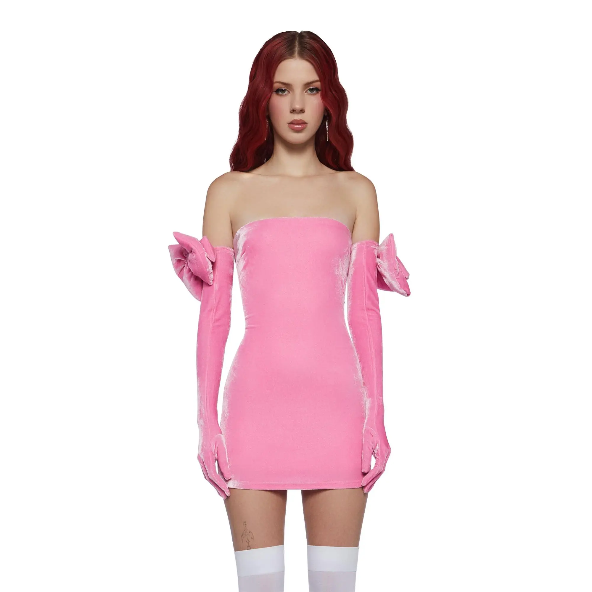 Pretty Perfection Mini Dress Set- Pink