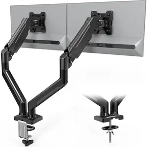 Dual Monitor Desk Mount for 13-34 Inch Screens, Ergonomic Gas Spring Arm Stand monitor