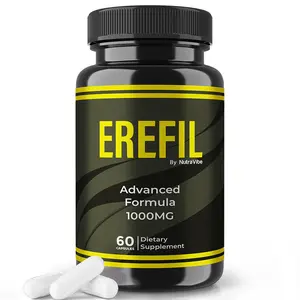 Erefil Capsules - Advanced Formula 1000mg Capsules with Natural Ingredients for Health & Wellness 60 Count