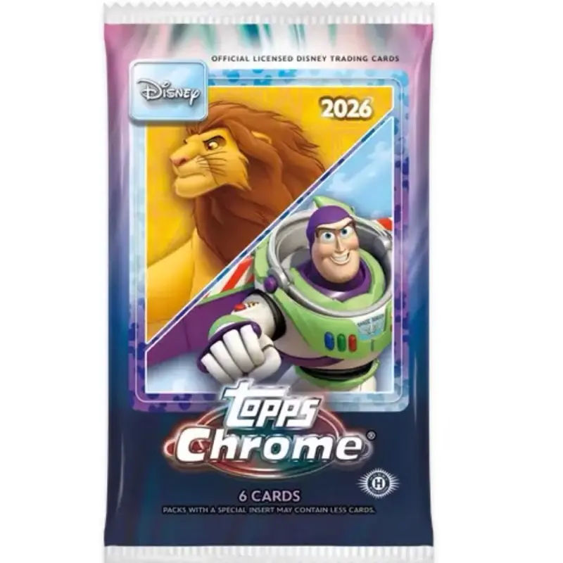 2026 Topps Chrome Disney Hobby Box Pack