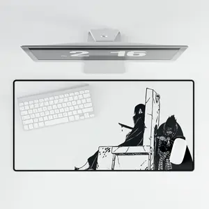Itachi vs Uchiha Mousepad - Anime Large Extended Desk Mat for Gaming & Office, Epic Brother Showdown Ninja Decor