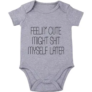 Funny Romper Cute Novelty Infant Baby Bodysuit Funny Baby infant Pregnancy Announcements
