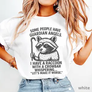 Funny Raccoon Meme Shirt, 100% Cotton Unisex Comfort Colors Trash Panda T-Shirt, Sarcastic Comfort Colors Tee, Dark Humor Apparel