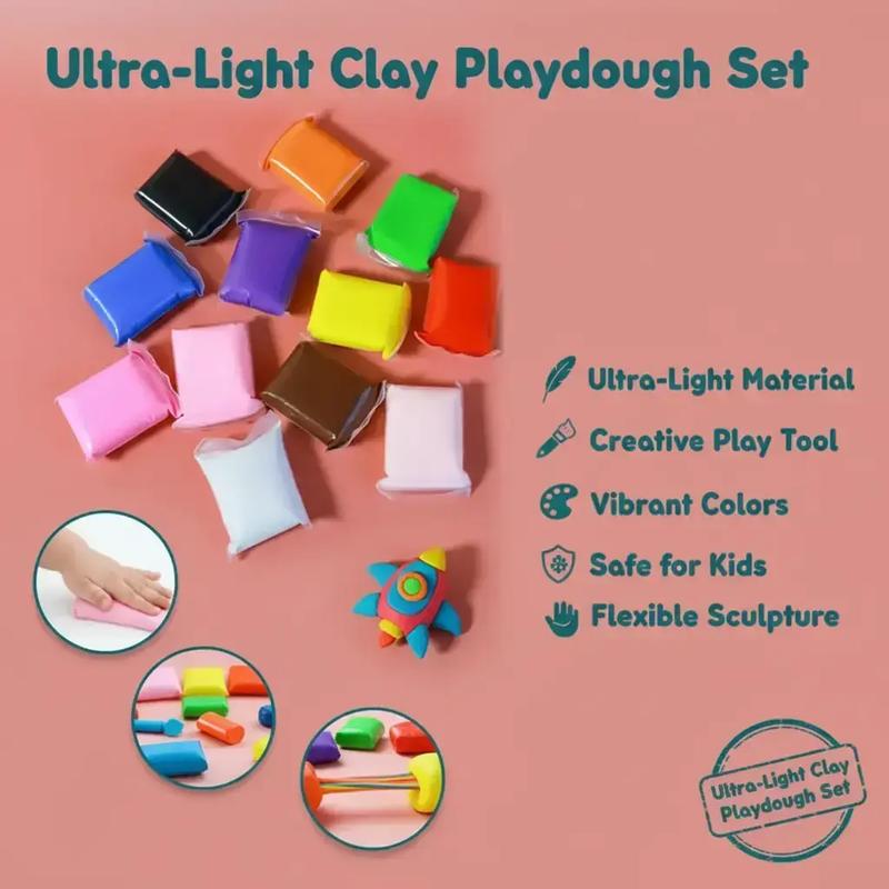 Ultra-light Clay Playdough Toy Space Clay Plasticine Clay Set