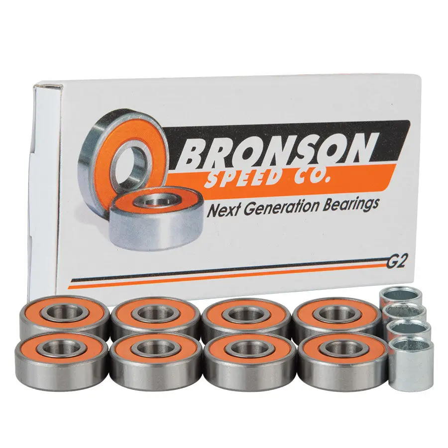 G2 Bronson Skateboard Bearings - High-Speed Performance Parts for Smooth Ride, Longevity-Enhanced for Skateboarding