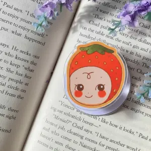 Cute Strawberry Baby Phone Grip, Coquette Strawberry Kinder Accessories, Lovely Gift For Her pop socket sticky magnetic mount