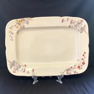 Antique Karlsbad BBD Large Rectangular Porcelain Serving Tray
