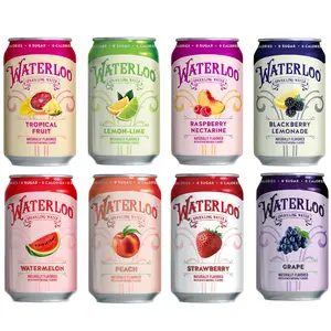 Waterloo Sparkling Fruit Flavored Water, Variety Pack ,  Zero Calorie | Zero Sugar | Zero Sodium | Zero Calories | Naturally flavored