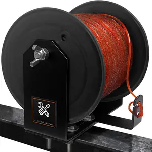 Adjustable Width (4.65"-9.54") Weed Wacker Trimmer Line Holder,Line Spool Rack,Supports 3 & 5 Pound Spools,with Mounting Hardware,for Landscape Trailer Organization Accessories
