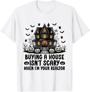 Buying A House Isn't Scary When I'm Your Realtor Halloween T-Shirt - Yoandymira Shop 70B0FPM3PC1B