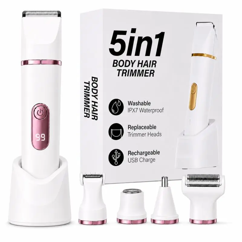 Hair Removal Epilators Bikini Trimmer for Women, Painless Waterproof Electric Foil Shaver Razors for Facial Leg Body Armpit, Ceramic Blade with Type-C Charging, Travel Size perfect gift tool
