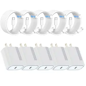 For iPhone 17 Charger, 20W USB C Charger Fast Charging with 6FT Type C to C Cable for iPhone 15-17 Series, for Galaxy S25/S24+ And More