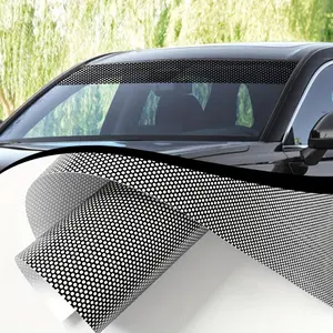 Checkered Pattern Car Sticker, Waterproof Sunproof Outdoor Scratch Cover Sticker, Car Window DIY Decoration Sticker, Car Sunshade Curtains, Car Accessories