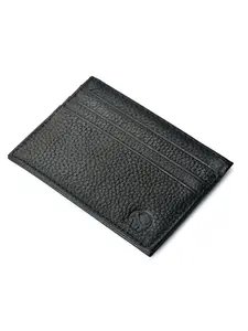 Unisex Small Wallet Card Holder, Genuine Leather, 7 Card Slots, Durable & Stylish Design, Perfect for Men & Women