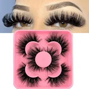 Tail Elongated Lashes, 3pairs/box Cat Eye Look 20mm Volumized Eyelashes Fluffy Strip, Volumized False Eyelashes for Lashes Extensions, Essential Eye Cosmetics for Girls Going out