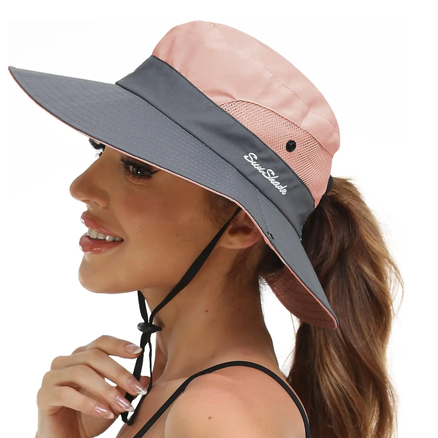 UPF50+ Foldable Sun Hat for Women – Wide Brim UV Protection  display picture 2