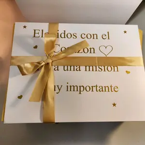 Godparents Proposal Gift Box in Gold Tone with Set of Two Glasses 16oz Drinkware La Madrina & El Padrino Mas Chingona Design