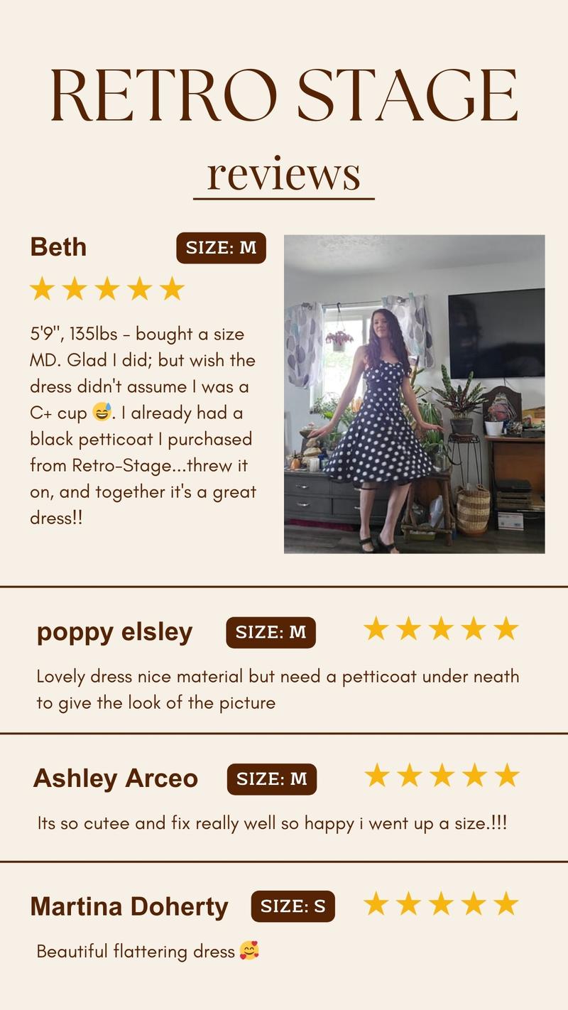 Retro Stage 1950s Vintage Polka Dot Halter Dress for Women A-line Silhouette valentine's Day with Bow Detail & Flared Skirt Casual Everyday Wear