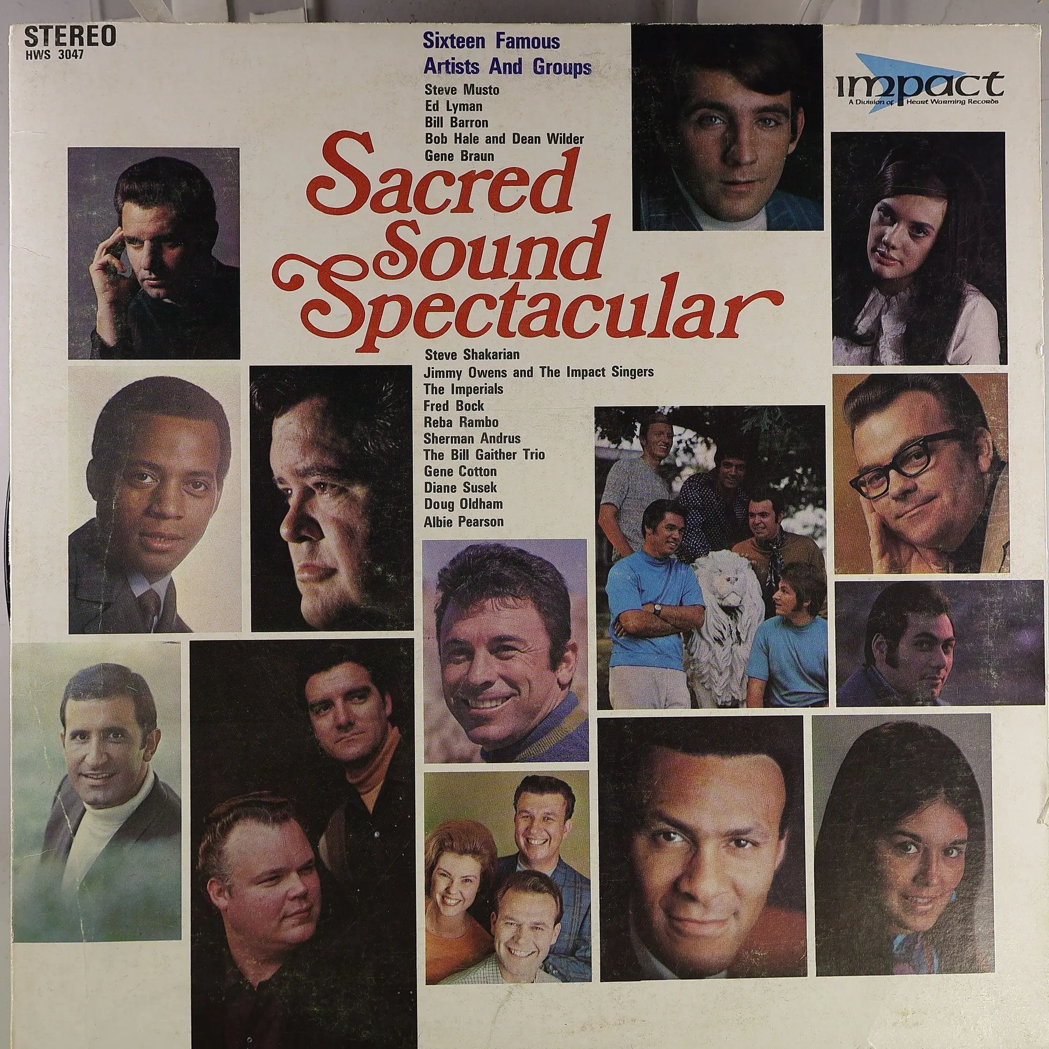 Various Artists - Sacred Sound Spectacular (Impact) Vinyl Record VG+/VG