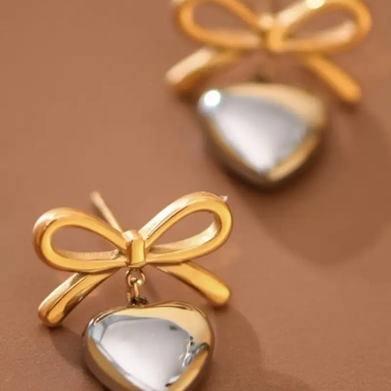 Bow Drop Earrings