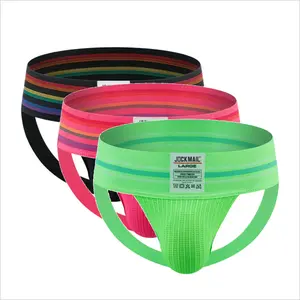 Perfect Gift JOCKMAIL Men's Sexy Bikini Briefs with Wide Waistband Breathable Pouch & Backless Design for Sports