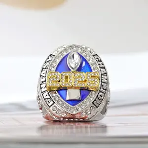 2025 FFL  Fantasy Football Championship Ring Mens Trophy Award Prize for Fans Gift Fantasy Football Championship Ring League Winner Trophy 8-14S new