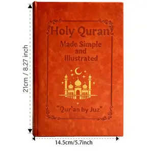 Women's Quran Study Notebook & Devotional Journal - Holy Quran Made Simple and Illustrated, Quran Study Guide All 114 Surahs,Illustrated Tafsir & Complete Quran Summary