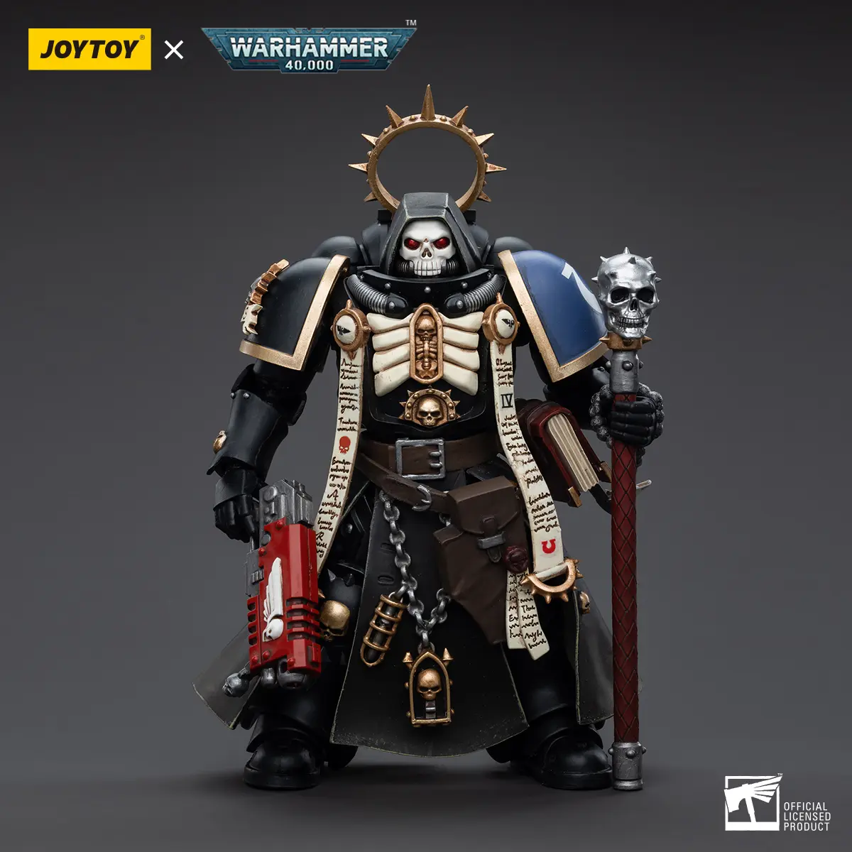 JOYTOY  Warhammer 40k 1/18  Action Figure Ultramarines  Primaris Chaplain Brother Varus JT5567