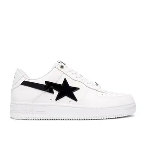 A Bathing Ape Bape Sta #2 White Patent