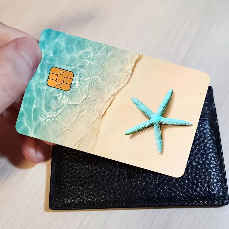 Tropical Beach Starfish Credit Card Skin