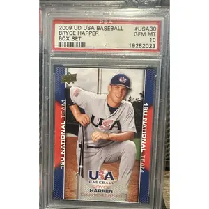 2009 Upper Deck USA Baseball Box Set - Bryce Harper #USA-30 (RC) PSA 10