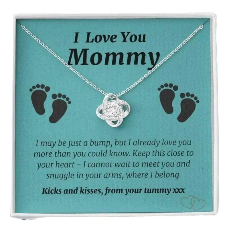 Mom Necklace, Personalized Necklace New Mummy Gift, Gift For Mom To Be, Baby Bump, New Mum, First Time Mum, Pregnancy Custom Name 2, Mom to be necklace, baby footprint pendant, sentimental gift, pregnancy announcement