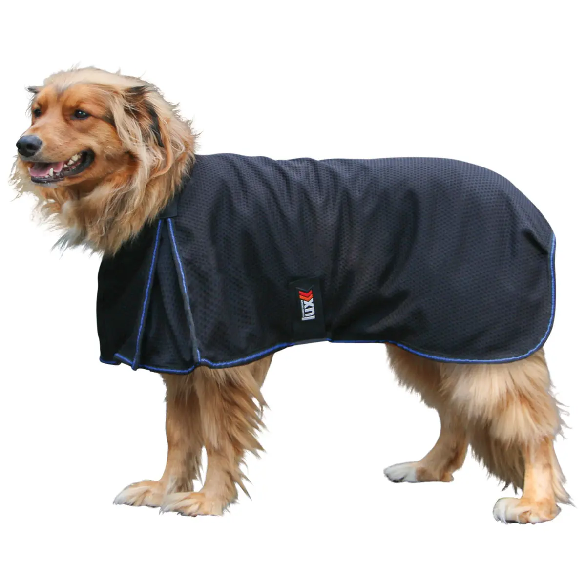Lux Ceramic Fiber Therapy Dog Coat - Calming Thermal Wear for Pain Relief, Muscle Support, Breathable Mesh Design