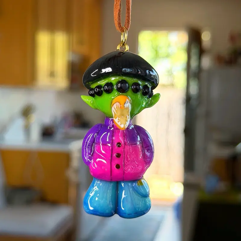 Alien Turbo necklace handmade Jewelry Accessories & art