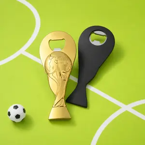 MINISO FIFA World Cup 2026 Series Trophy Bottle Opener Fridge Magnet | Collectible Soccer Fan Souvenir summerwins