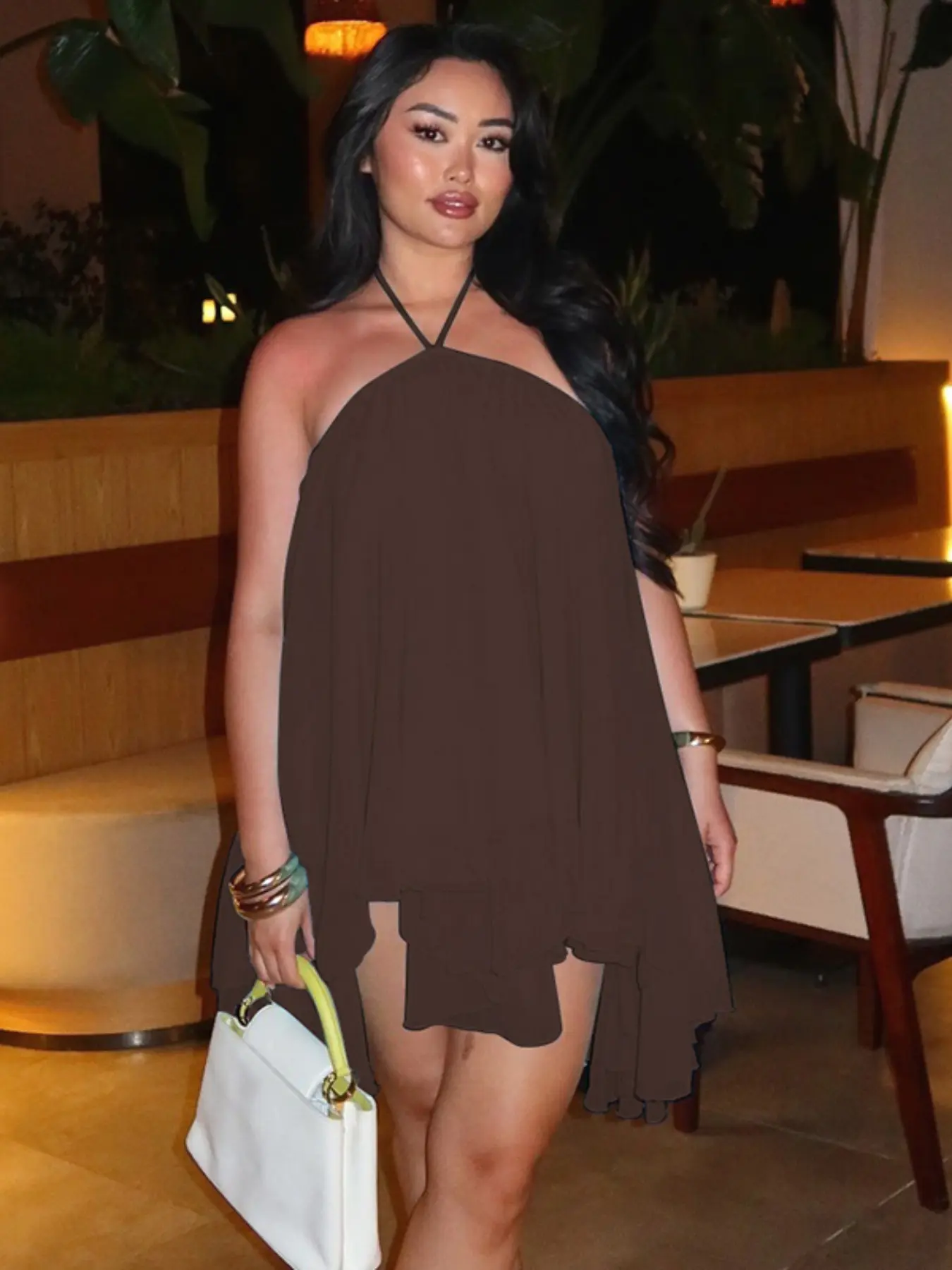 sachin and babi light blue dress Self-Portrait Sleeveless Tailored Boucl and Chiffon Midi Dress  UFO No  More