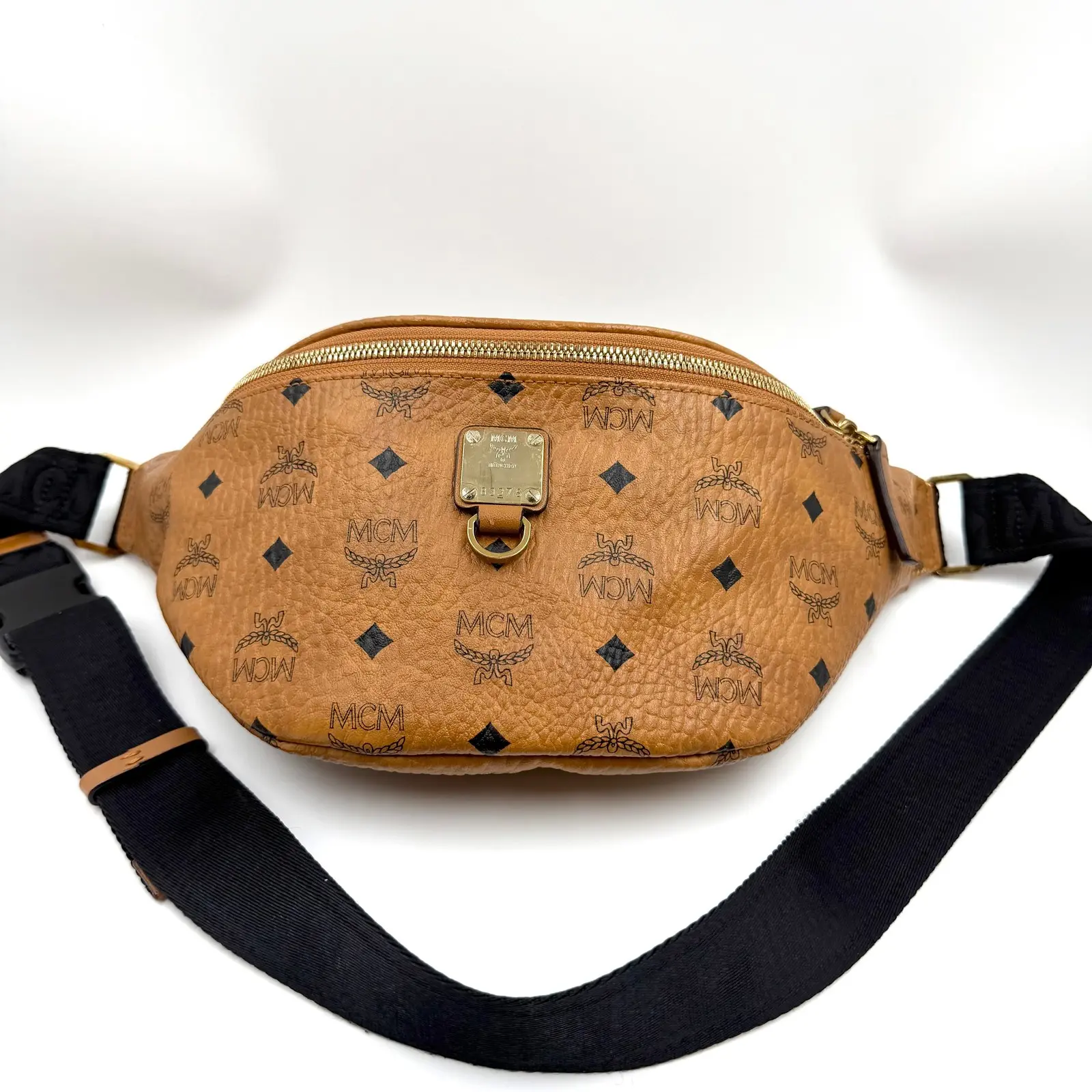 Pre-owned MCM As Shown Belt Bags HZ 5619 Visetos Belt Bag 26.06.24
