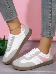 Women's New Striped Casual Sneakers, Lightweight Comfortable Workwear, Spring Summer Office Commute Shoes