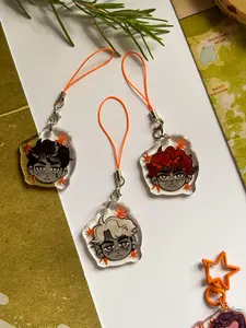 Neil - Andrew - Andreil - Palmetto Foxes Acrylic Keychain,  Perfect Gift for Fans & Collectors